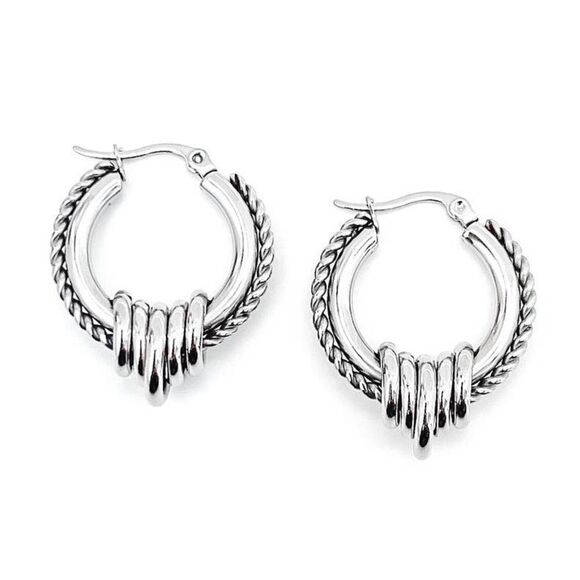 Anthropologie Jewelry - vintage hoop earrings A290